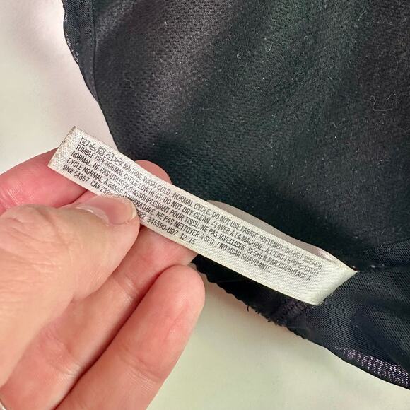 3/$20 Victoria's Secret Sport VSX Women's 32B Black Low Impact Bra Gym Exercise - Picture 4 of 5